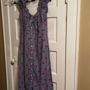 Midi strawberry dress